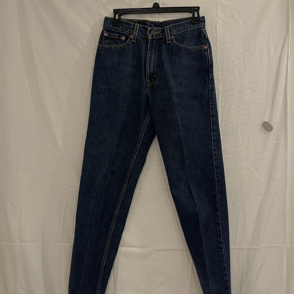 Vintage Levis 512 Jeans Womens 8 Petite Blue Slim Fit Tapered Leg Made USA 90s‎